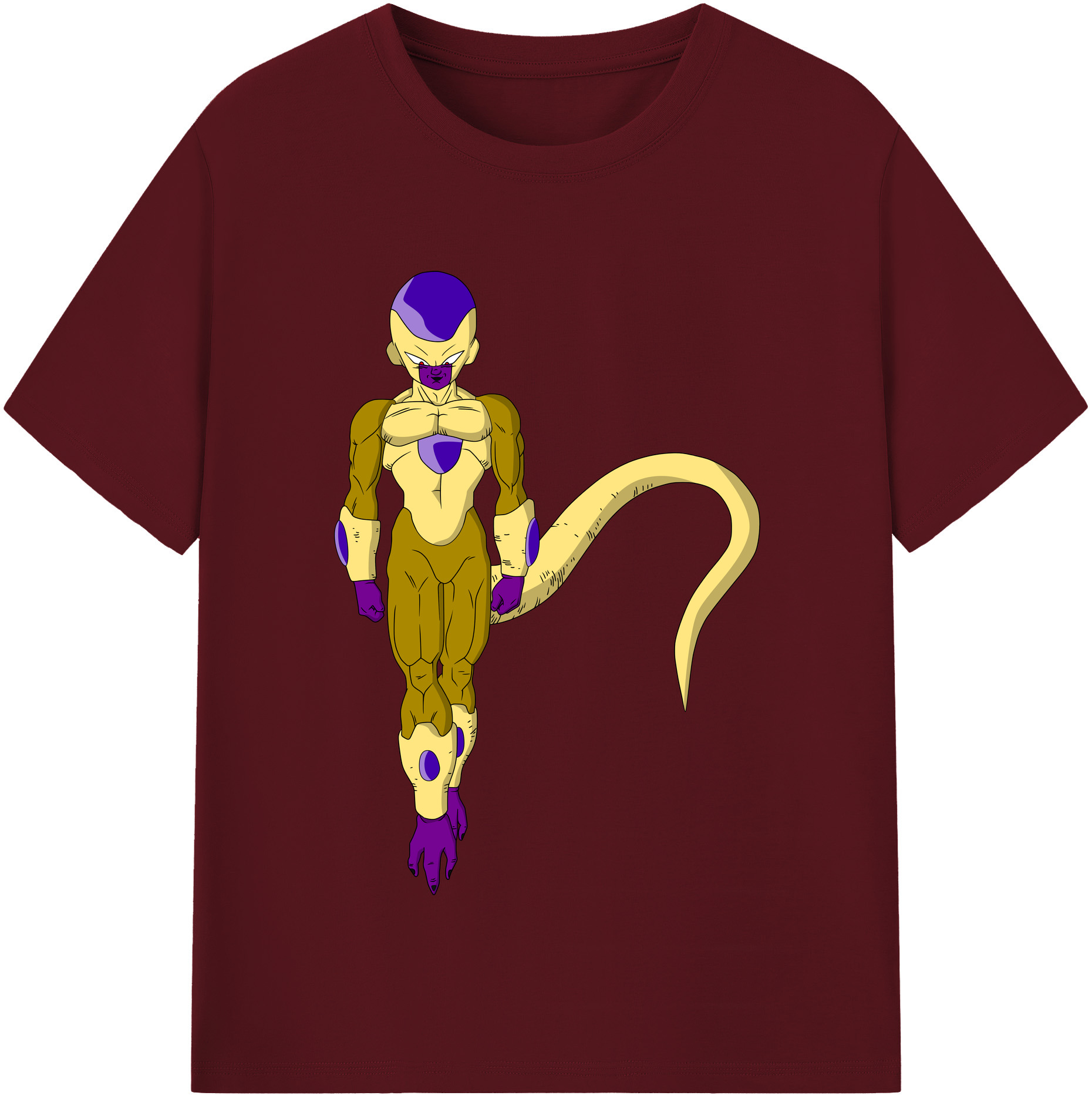 （画像用） ドラゴンボール フリーザ DRAGON BALL Frieza 綿100％半袖Tシャツ（フロントプリント）